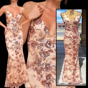 Lulus | Dresses | Lulus Shine Language Rose Gold Sequin Mermaid Maxi Dress Size Xs | Poshmark Lulus | Dresses | Lulus Shine Language Rose Gold Sequin Mermaid Maxi Dress Size Xs | Poshmark